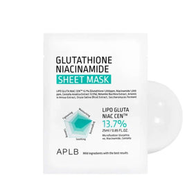APLB Glutathione Niacinamide Sheet Mask 25ml