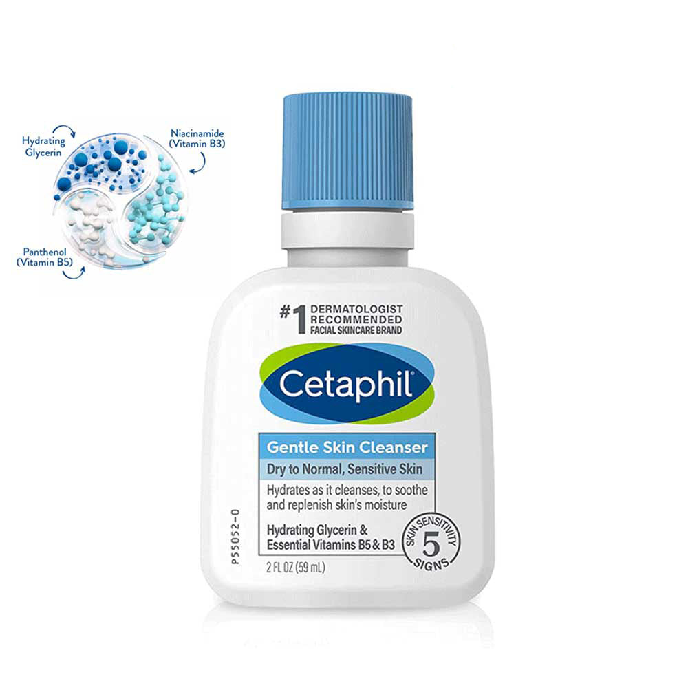 Cetaphil Gentle Skin Cleanser Dry to Normal, Sensitive Skin 59 ml