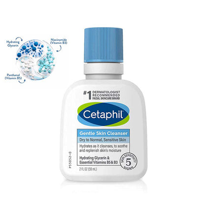 Cetaphil Gentle Skin Cleanser Dry to Normal, Sensitive Skin 59 ml