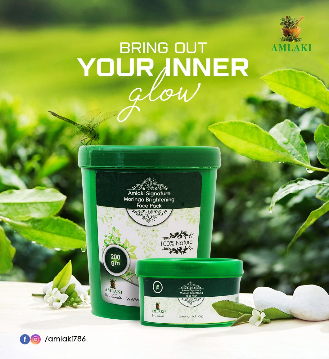 Amlaki Signature Moringa Brightening Face Pack (200gm)