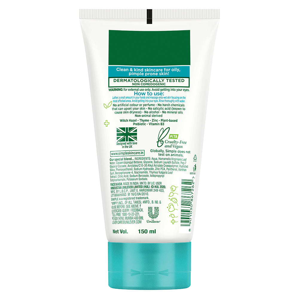 Simple Daily Skin Detox Purifying Gel Wash 150ml