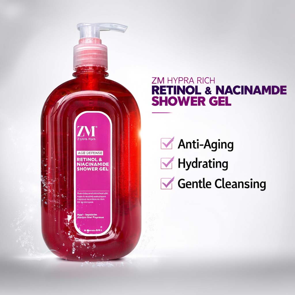 Zayn &amp; Myza Age Defense Retinol &amp; Niacinamide Shower Gel 500ml - B1G1