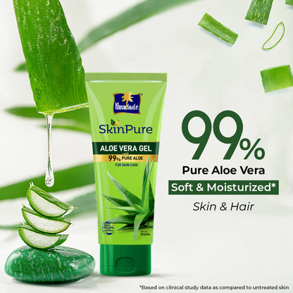 Parachute SkinPure Aloe Vera Gel 200ml (FREE Goat Milk Facewash - GLOW - 50gm)
