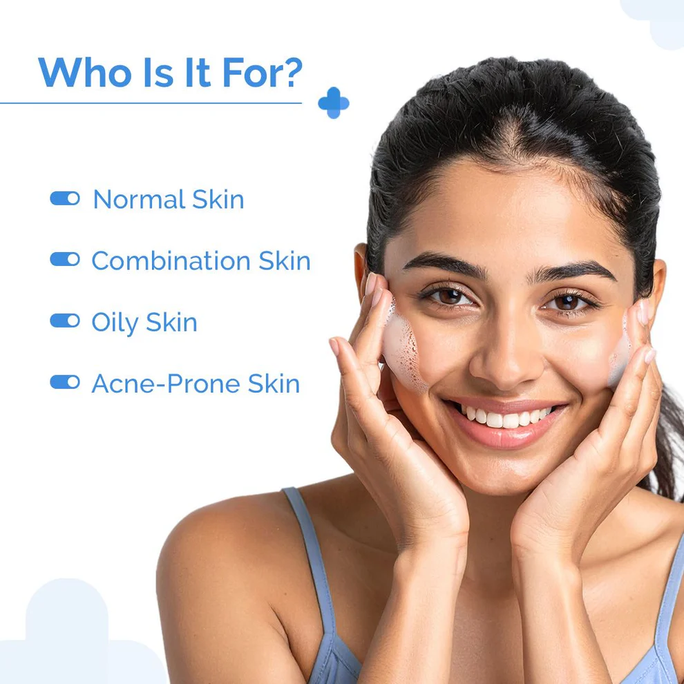The Derma Co 2% Salicylic Acid + 2% Niacinamide Sali-Cinamide Anti-Acne Face Wash (80ml)