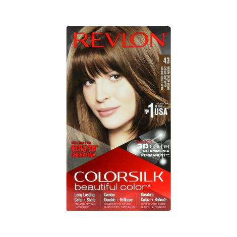 Revlon Colorsilk Beautiful Hair Color - 43 Medium Golden Brown