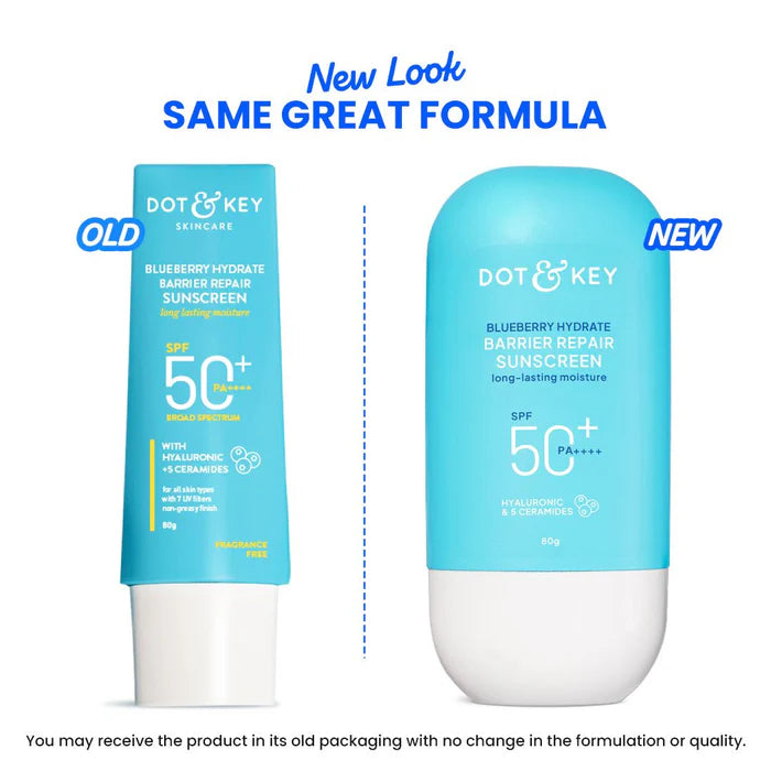 Dot &amp; Key Blueberry Hydrate Barrier Repair Sunscreen SPF 50+ PA++++ 50g