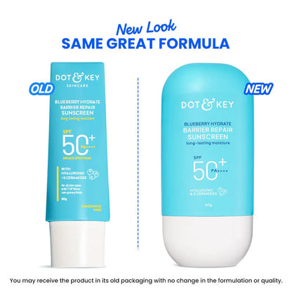Dot &amp; Key Blueberry Hydrate Barrier Repair Sunscreen SPF 50+ PA++++ 50g