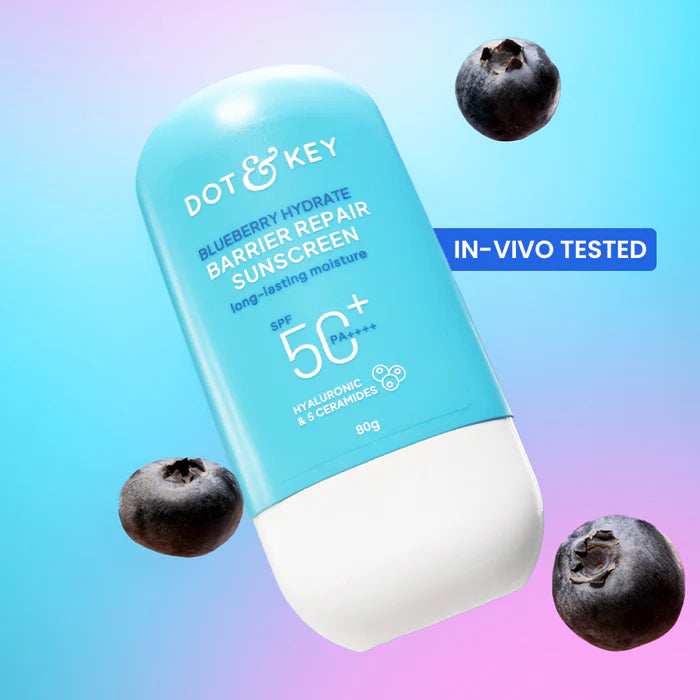 Dot &amp; Key Blueberry Hydrate Barrier Repair Sunscreen SPF 50+ PA++++ 50g
