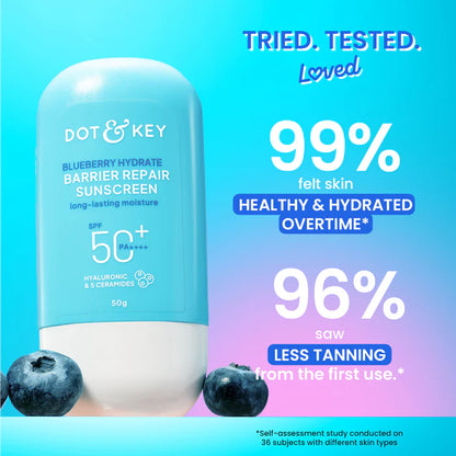 Dot &amp; Key Blueberry Hydrate Barrier Repair Sunscreen SPF 50+ PA++++ 50g