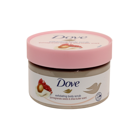 Dove Pomegranate Seeds &amp; Shea Butter Scent Exfoliating Body Scrub 225ml