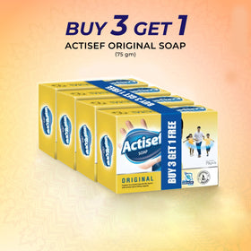 Actisef Original Soap 75gm (Buy 3 Get 1)