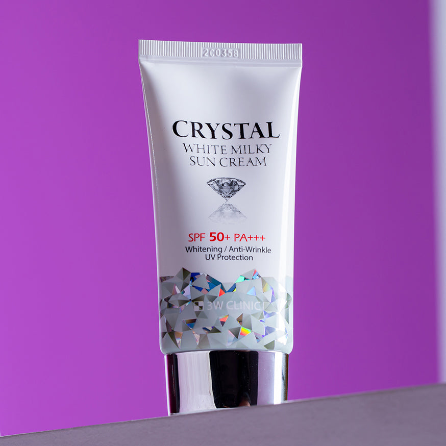 3W Clinic Crystal White Milky Sun Cream SPF50 (50ml)