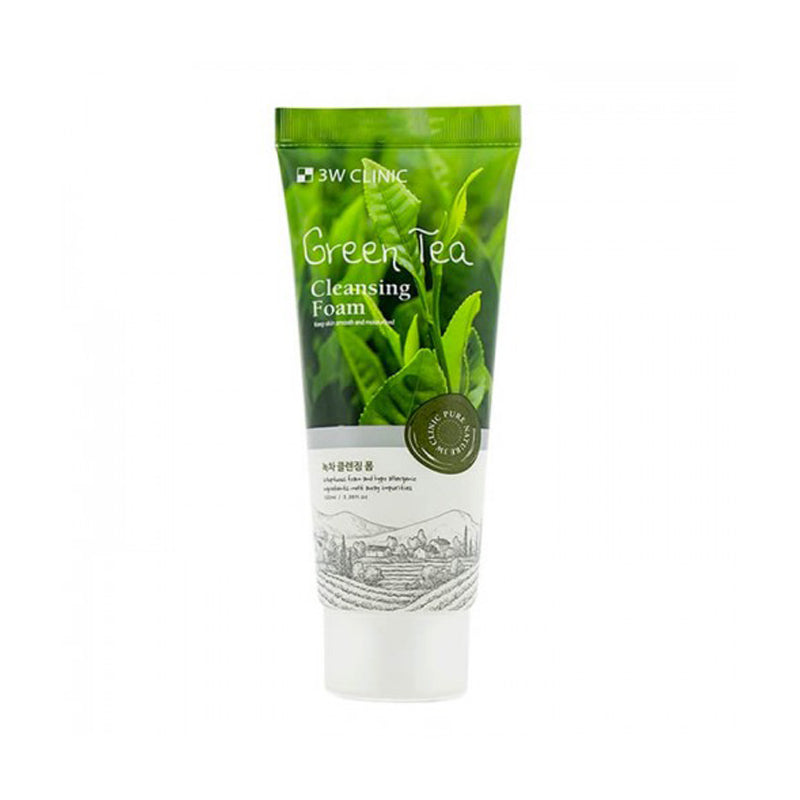3W Clinic Green Tea Cleansing Foam 100ml
