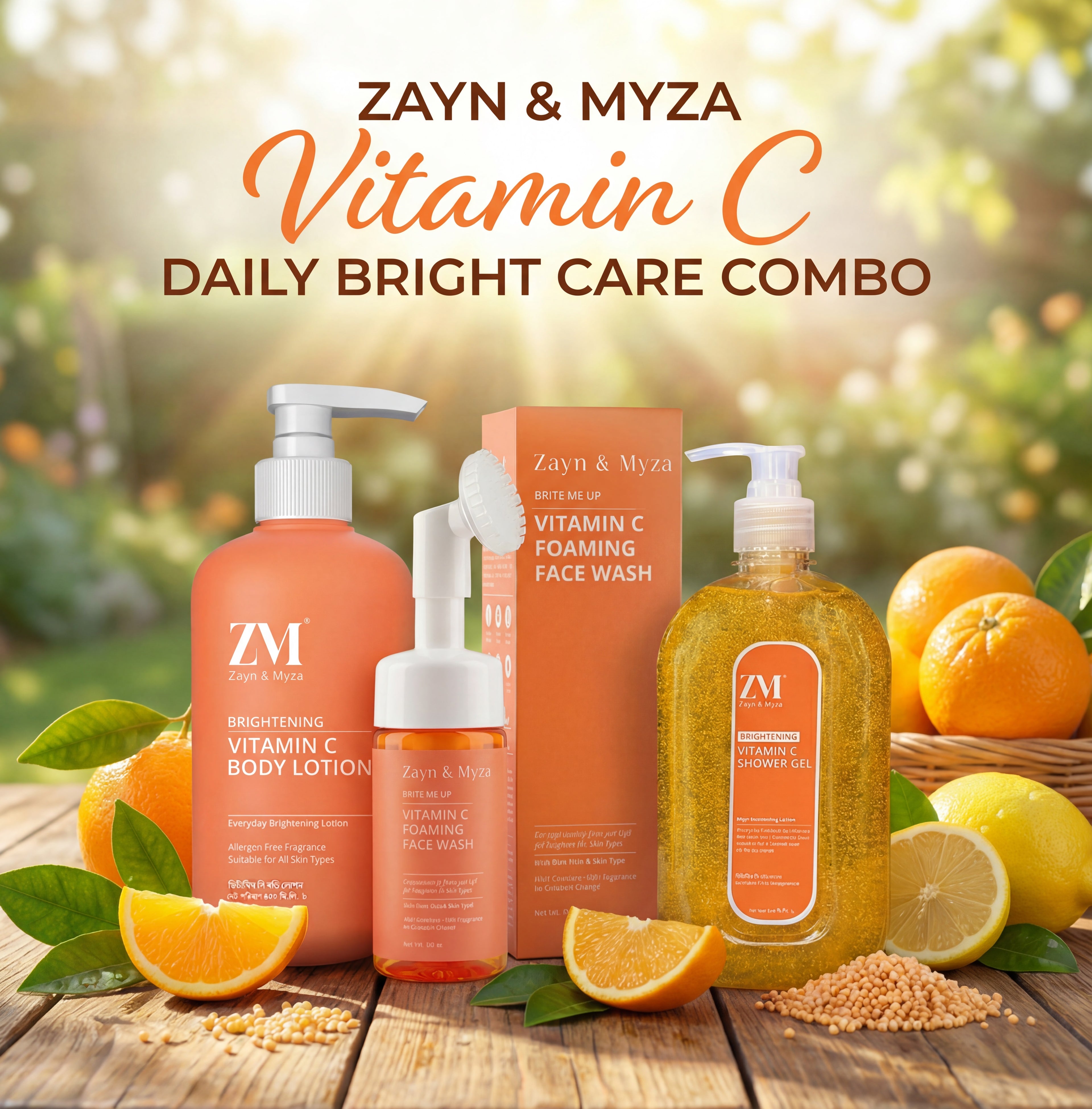 Zayn &amp; Myza Vitamin C Daily Bright Care Combo