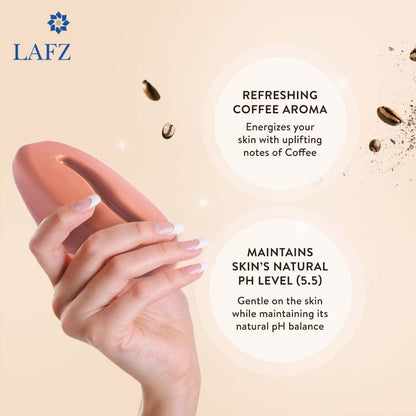 Lafz Caffeine Soap (100gm) BD - Pack of 02