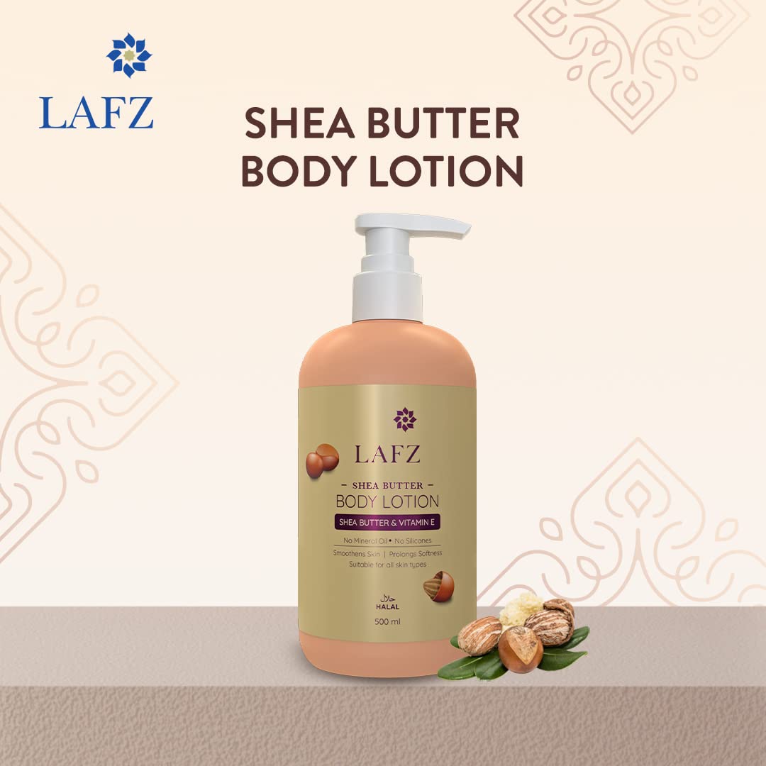 Lafz Body Lotion - Shea Butter (500ml) B1G1