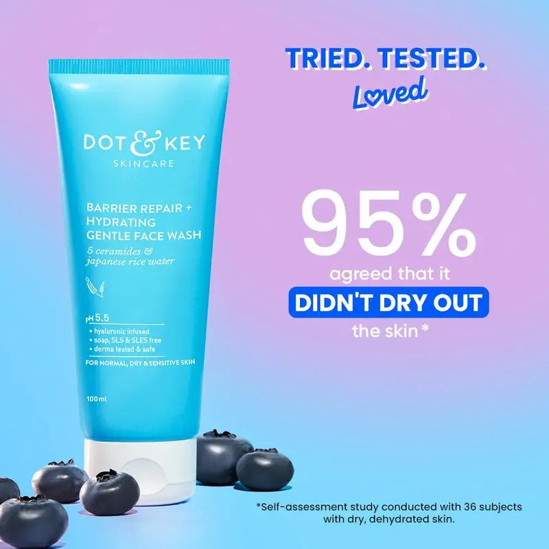 Dot &amp; Key Barrier Repair Gentle Hydrating Face Wash (100ml)