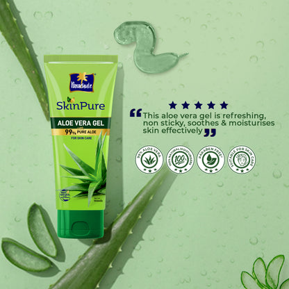 Parachute SkinPure Aloe Vera Gel 200ml (FREE Goat Milk Facewash - GLOW - 50gm)