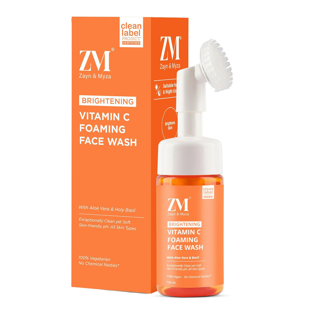 ZM Vitamin C Foaming Face Wash 100ml - (Buy 1 Get 1 Free)