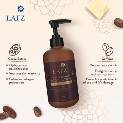 Lafz Body Lotion - Cocoa Butter (500ml) B1G1