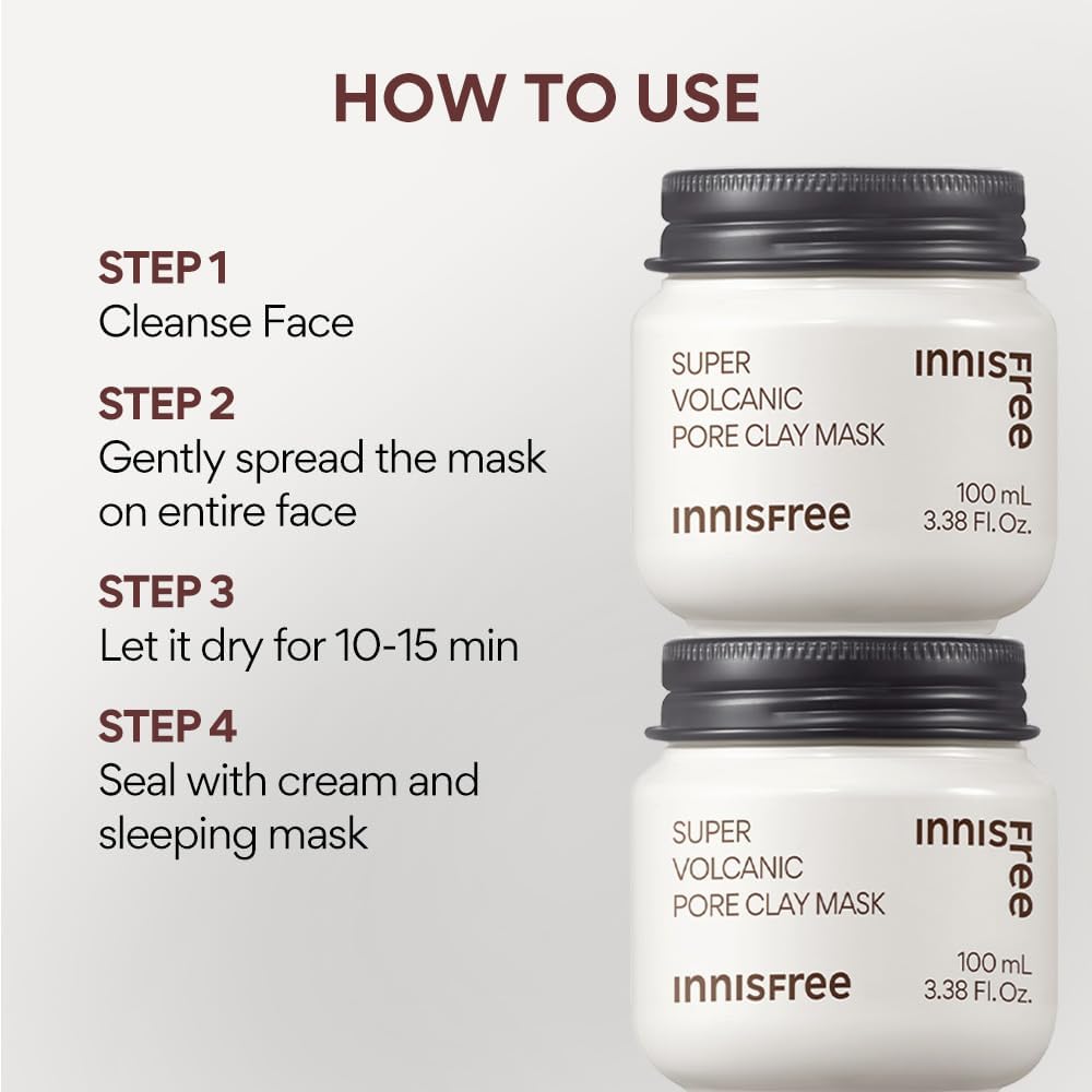 Innisfree Super Volcanic Pore Clay Mask (100ml)