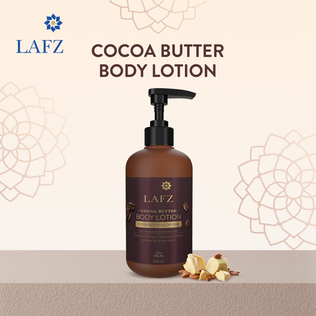 Lafz Body Lotion - Cocoa Butter (500ml) B1G1