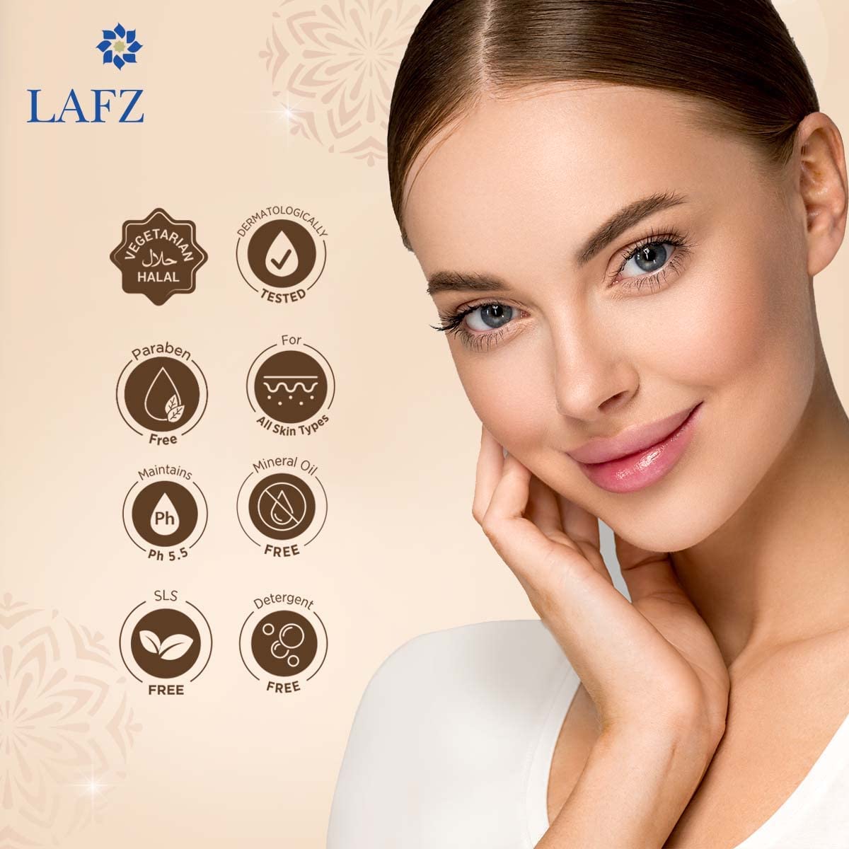 Lafz Caffeine Soap (100gm) BD - Pack of 02