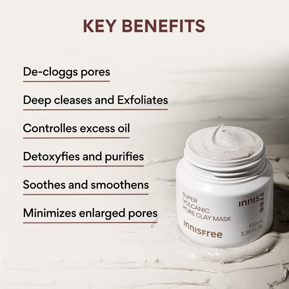 Innisfree Super Volcanic Pore Clay Mask (100ml)
