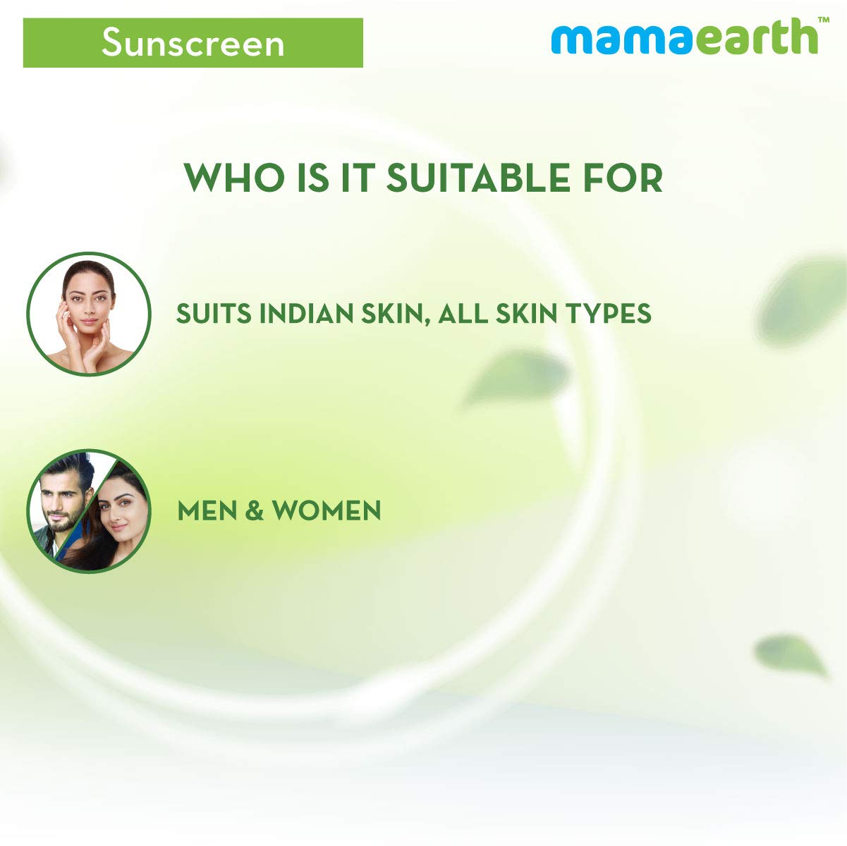 Mamaearth Ultra Light Indian Sunscreen with Carrot Seed, Turmeric and SPF 50 PA+++ (80ml)