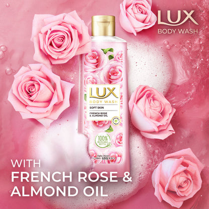 Lux Body Wash French Rose and Almond (245ml)
