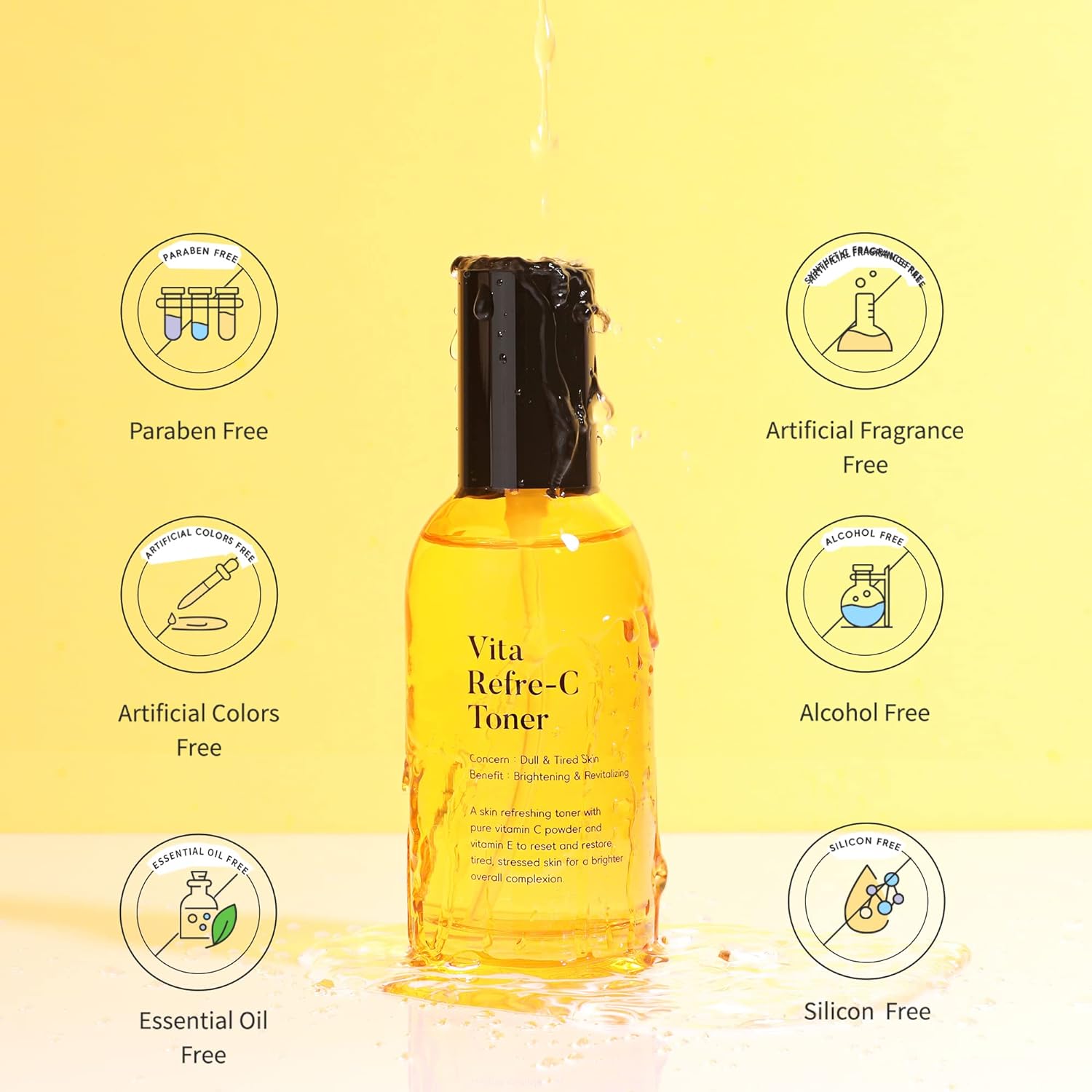 TIAM Vita Refre-C Toner Pure Vitamin C and Vitamin E Toner (100ml)