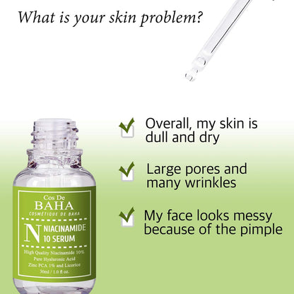 Cos De BAHA Niacinamide 10% + Zinc 1% Serum (30ml)