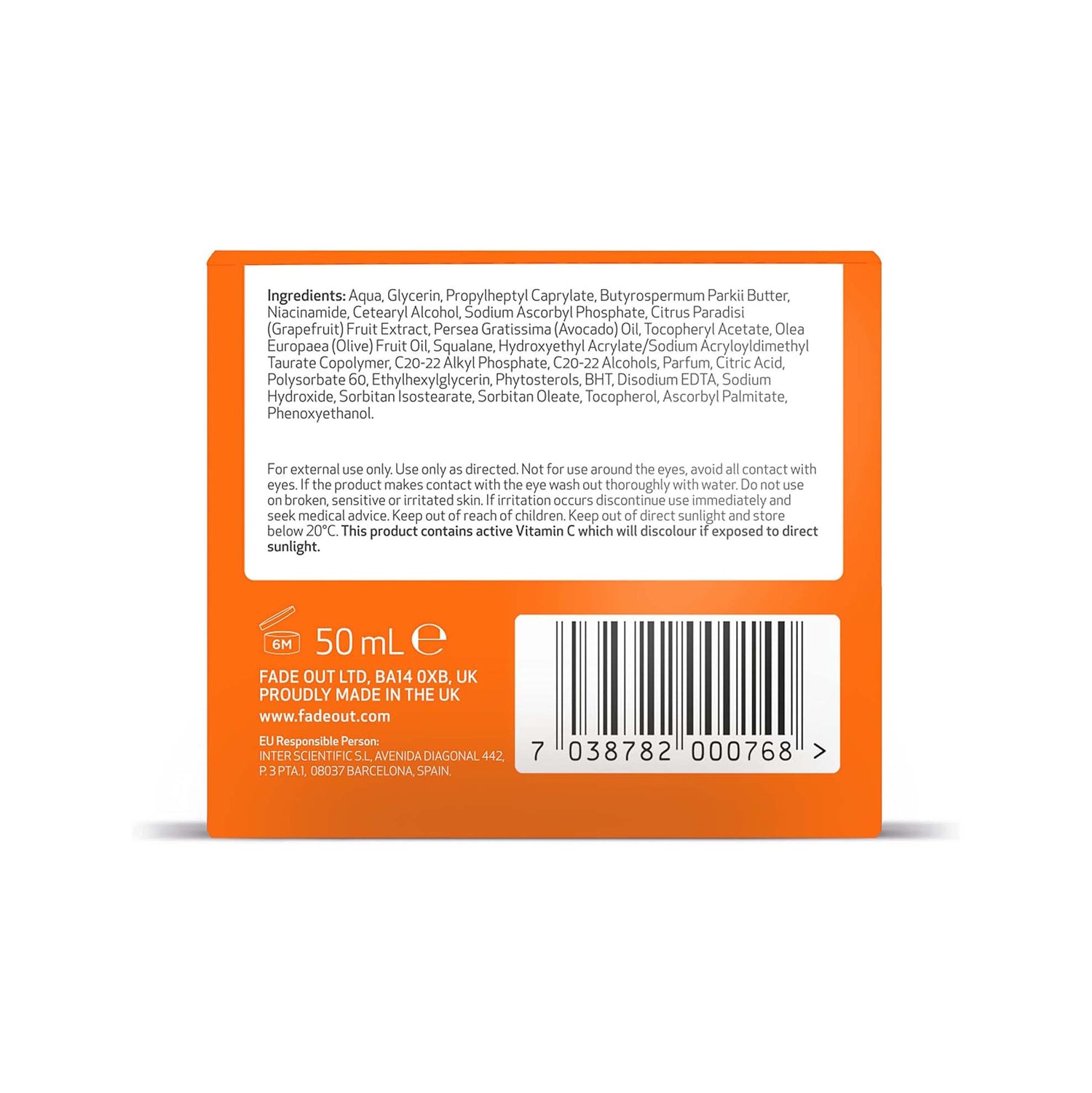 Fade Out Pure Glow Brightening Night Cream (50ml)