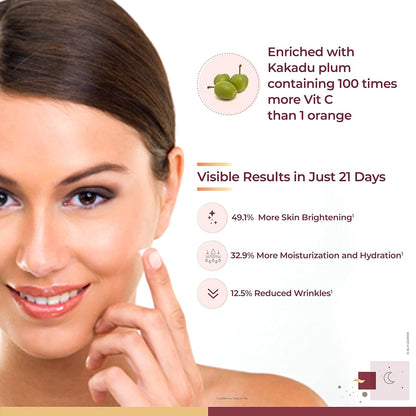 Biluma Advance Skin Brightening Night Cream with Vitamin C &amp; Hyluronic Acid (45gm)