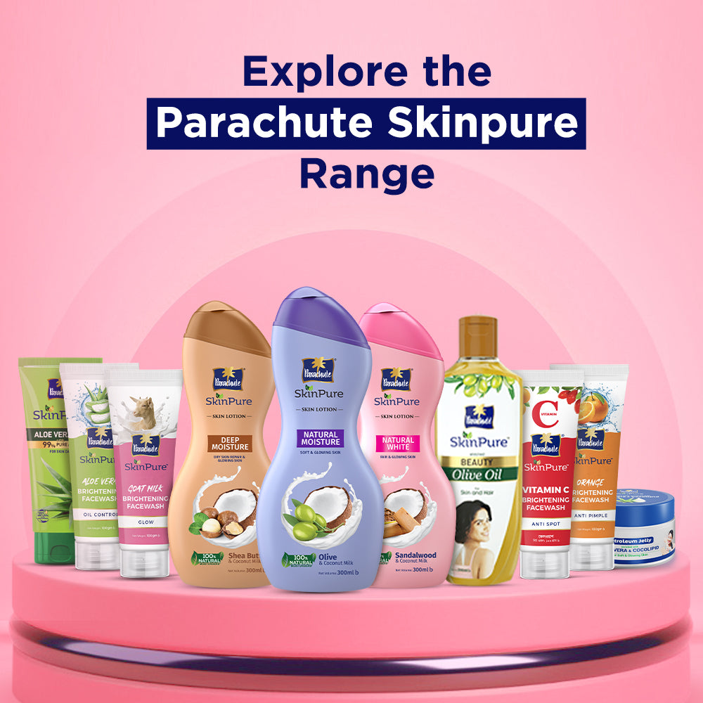 Parachute SkinPure Goat Milk Brightening Facewash (Glow) 50gm (Buy 3 Get 1 Free)