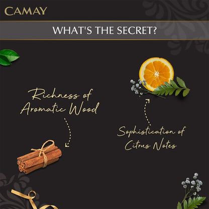 Camay Fragrance Beauty Bar Chic with Elegant Scent (125gm)