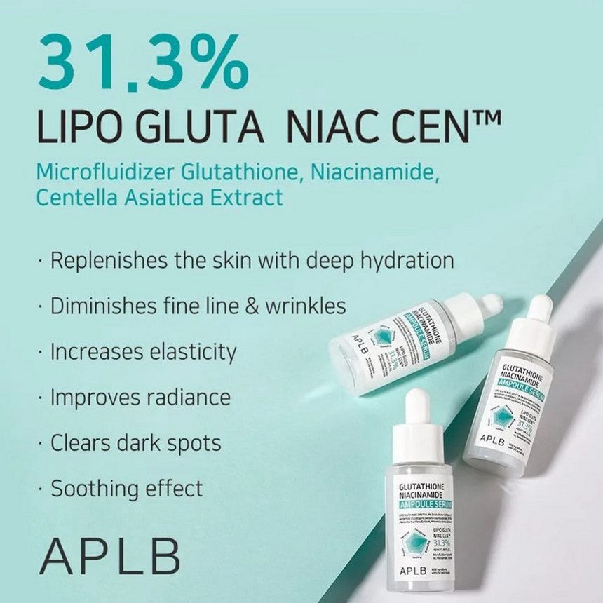 APLB Glutathione Niacinamide Ampoule Serum (40ml)-02- benefits