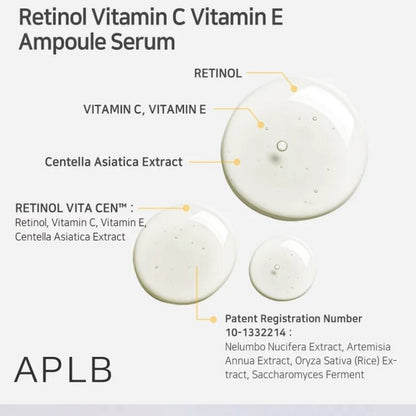 APLB Retinol Vitamin C Vitamin E Ampoule Serum (40ml)-2