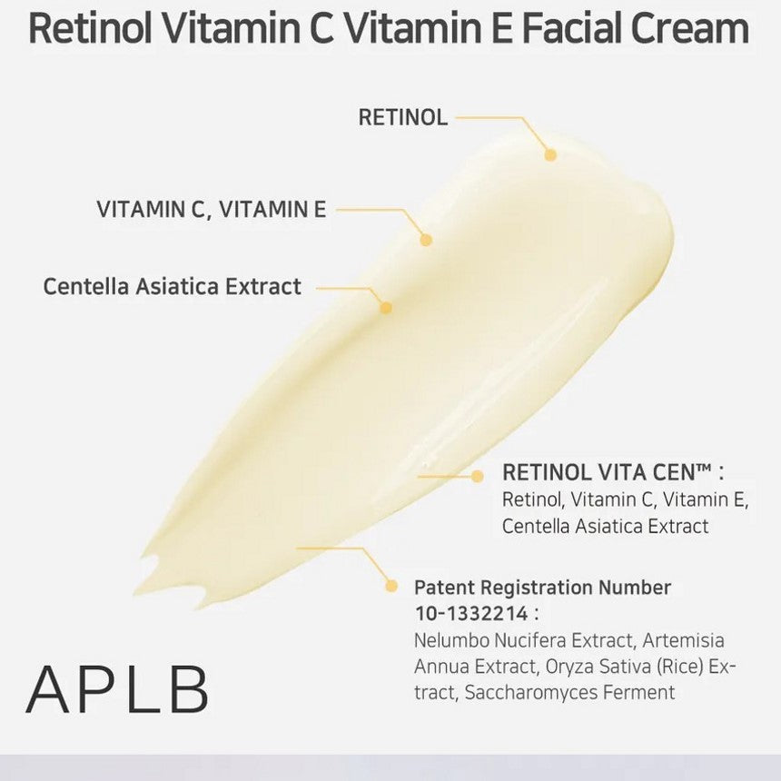 APLB Retinol Vitamin C Vitamin E Facial Cream (55ml)-2