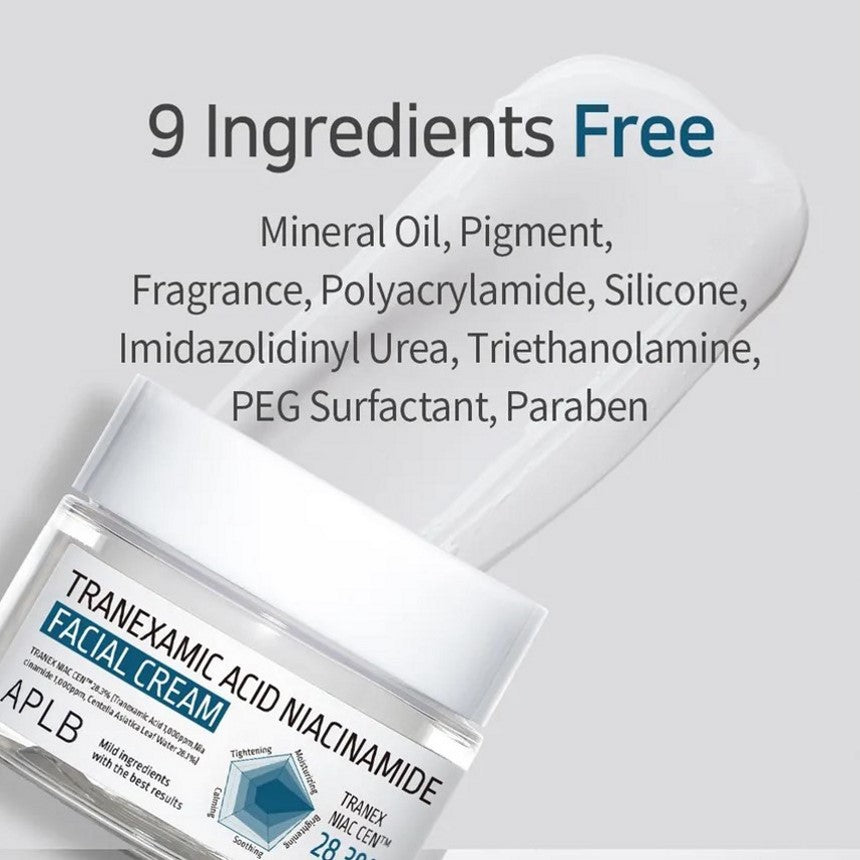 APLB Tranexamic Acid Niacinamide Facial Cream (55ml)-product ingredients