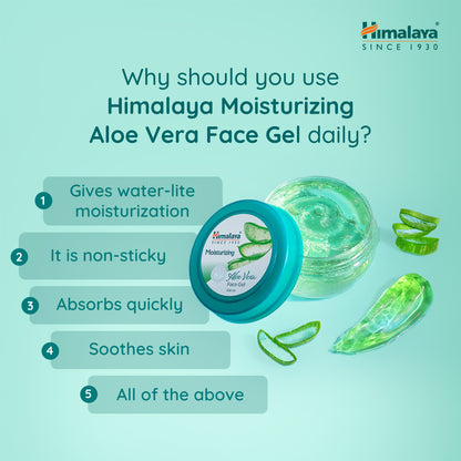 Himalaya Moisturizing Aloe Vera Face Gel (100ml)