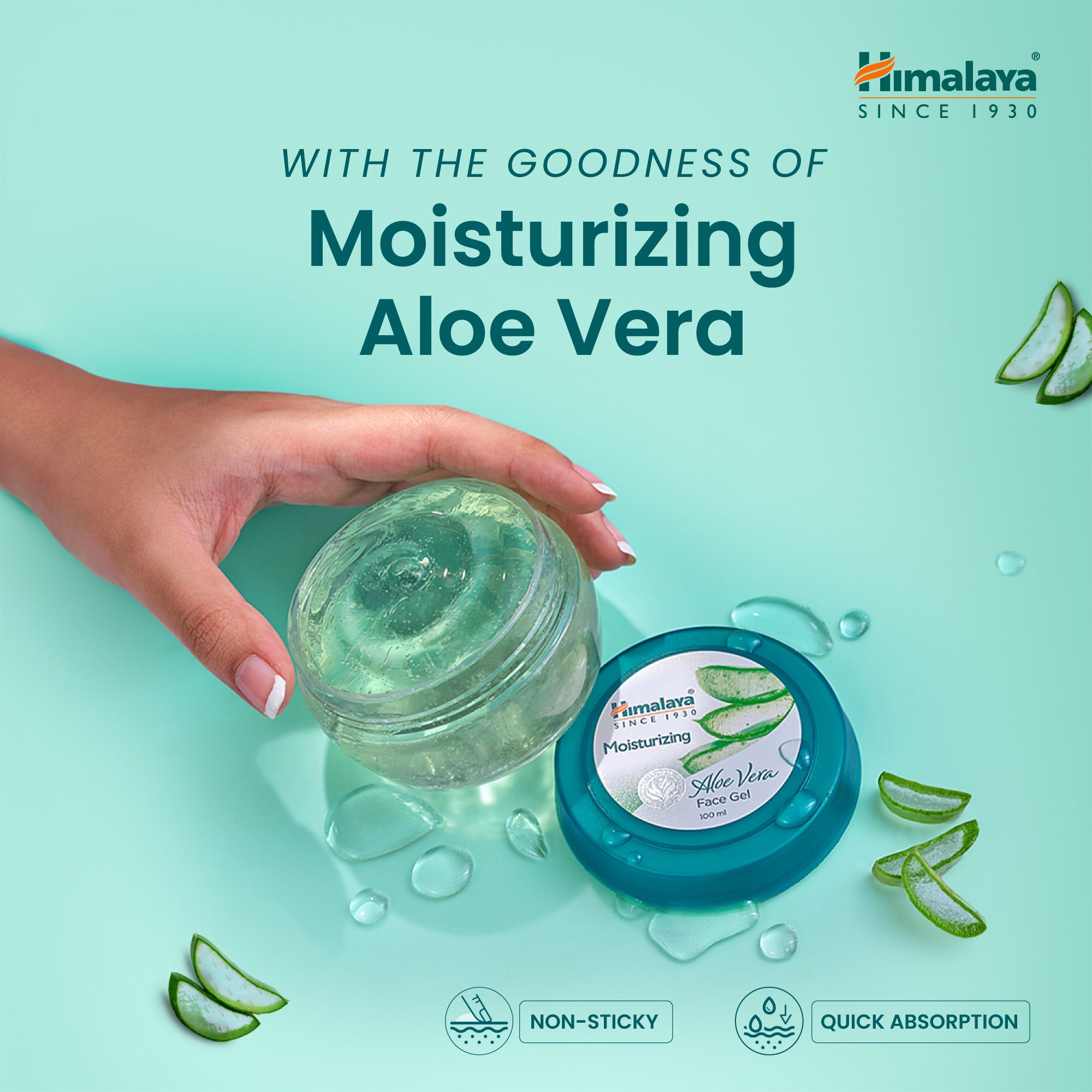 Himalaya Moisturizing Aloe Vera Face Gel (100ml)