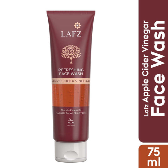 Lafz Apple Cider Vinegar Face Wash (75ml) - Tube (B1G1)