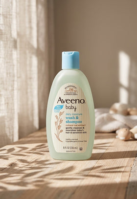 Aveeno Baby Wash &amp; Shampoo Lightly Scented (236ml)