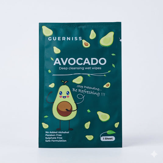 Guerniss Avocado Deep Cleansing Wet Wipes