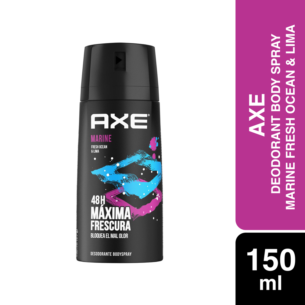 Axe Deo Body Spray Marine Fresh Ocean and Lima (150ml)