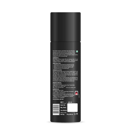 Beardo Strong Hold Hair Spray For Men (192ml)
