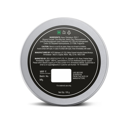Beardo Strong Hold Clay Wax For Men (100gm)