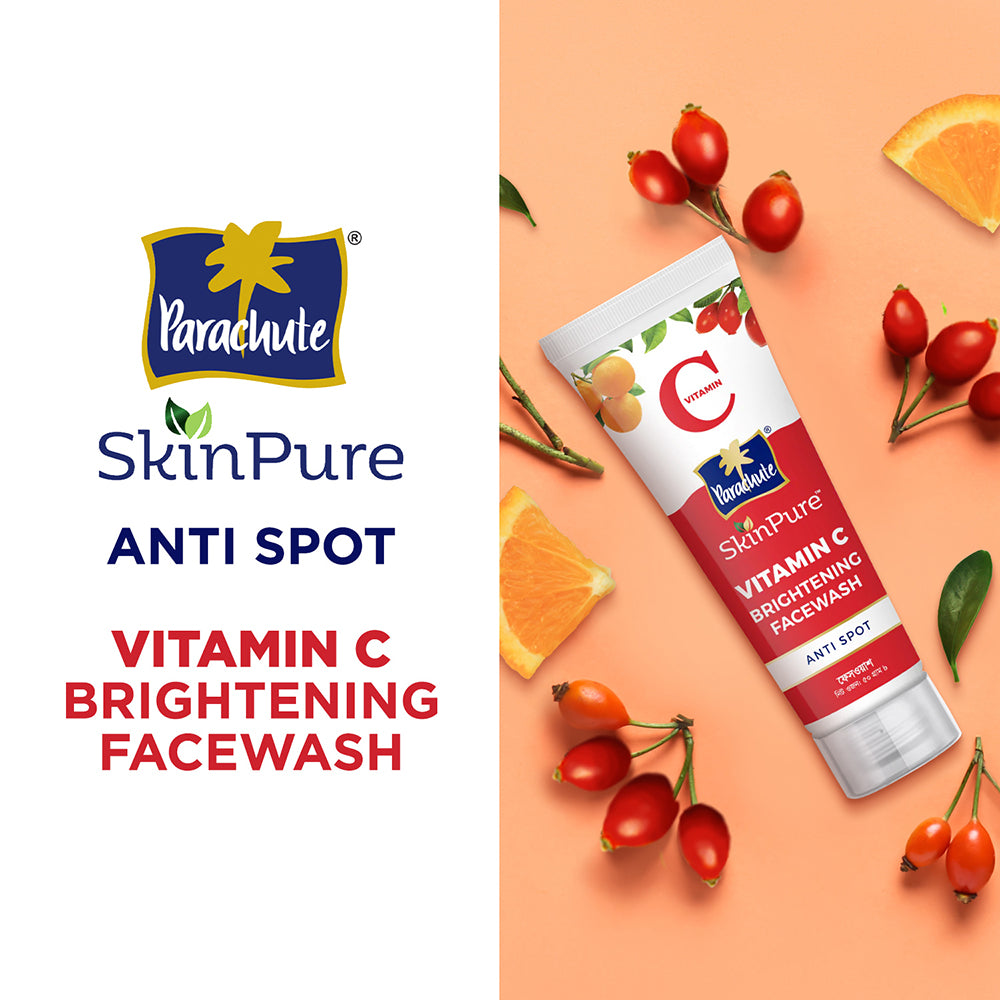 Parachute SkinPure Vitamin C Anti Spot Brightening Face Wash