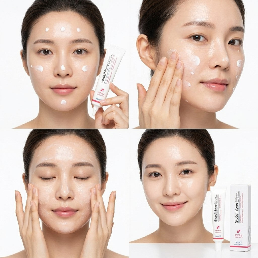Beaute Melasma X Glutathione Brightening Tone Up Cream (45ml) texture
